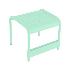 Fermob Luxembourg bijzettafel/voetenbank laag L44 x B42 cm Opaline green