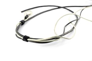 R-Go Tools CT10- Kabel klittenband strips(10 stuks) Bureau Kabelbindmontage Zwart 10stuk(s)