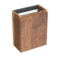 Fonteinkast Forzalaqua Siena 39.5x21.5x50 cm 1 Deur Links Noten Pure Walnut Forzalaqua