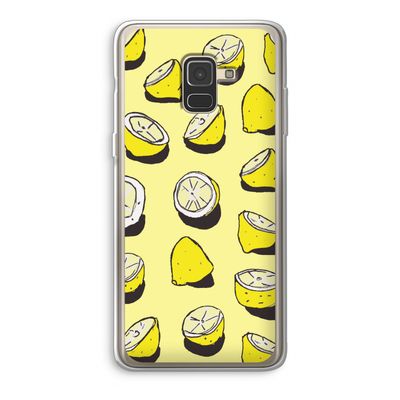 When Life Gives You Lemons...: Samsung Galaxy A8 (2018) Transparant Hoesje