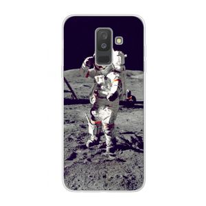 Spaceman: Samsung Galaxy A6 Plus (2018) Transparant Hoesje