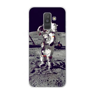Spaceman: Samsung Galaxy A6 Plus (2018) Transparant Hoesje