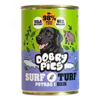 DOBRY PIES Surf & Turf Trout and wild boar - natvoer voor honden - 400g