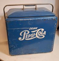 Pepsi Cola Vintage Metalen Koelbox - Origineel
