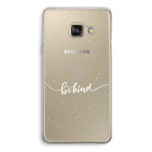 Be(e) kind: Samsung A3 (2017) Transparant Hoesje