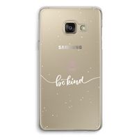Be(e) kind: Samsung A3 (2017) Transparant Hoesje