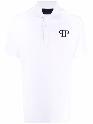 Philipp Plein polo Iconic Plein - Blanc