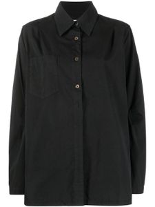 OUR LEGACY chemise oversize à manches longues - Noir