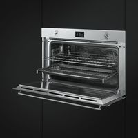 Smeg SF9390X1 oven Elektrische oven 115 l 3100 W Zwart, Roestvrijstaal A+ - thumbnail