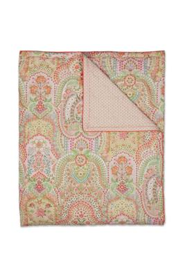 Pip Studio Quilt Jabali Flower Koraal 220x260cm