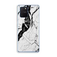 Witte marmer 2: Samsung Galaxy Note 10 Lite Transparant Hoesje