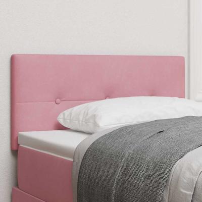 Hoofdbord Wandgemonteerd met hoofdeinde Roze 80 cm Fluweel