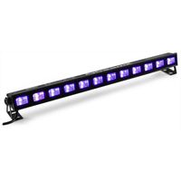 Blacklight - BeamZ BUVW123 LED blacklight en LED bar met 12 UV en warm witte LED's - 40W