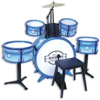 Metallic Silver Drumstel met kruk Drumstel
