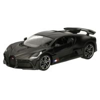 Modelauto/speelgoedauto Bugatti Divo Special Edition - zwart - 19 cm - schaal 1:24