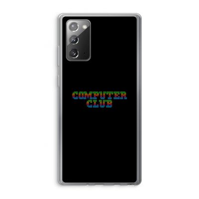 Retro: Samsung Galaxy Note 20 / Note 20 5G Transparant Hoesje