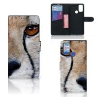 Alcatel 1S (2021) | Telefoonhoesje | Met pasjeshouder | Cheetah