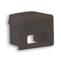 Eindkap E5 zwart voor zwart LED profiel PL2 8106028