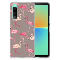 Sony Xperia 10 V | TPU Hoesje | Flamingo