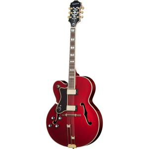 Epiphone Original Collection Broadway LH Wine Red linkshandige semi-akoestische gitaar met premium gigbag