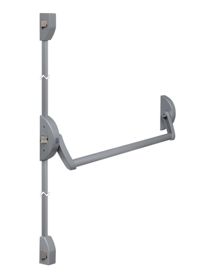 Lips FLAR101Z Paniekopener Freedom Line Model R | met duwstang | 2 - 3 sluitpunten zijwaarts met nachtschootblokkering | 910mm kleur