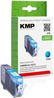 KMP Inktcartridge vervangt Canon CLI-521C Compatibel Cyaan C74 1510,0003