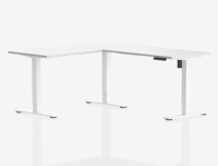 L-vormig Zit-sta Bureau met Bureaublad L-vormig Zit-sta Bureau met Bureaublad