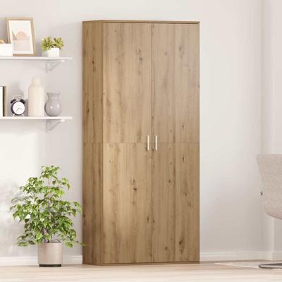 Hoogbord Artisan Eiken 80x35x180 cm Geengineerd Hout