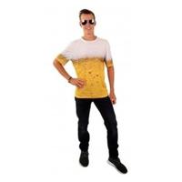 T-shirt met bier/pils opdruk - polyester - voor volwassenen - Bierfeest