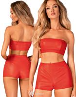 * OBSESSIVE Rood Short Hermeza ( L, XL) - thumbnail