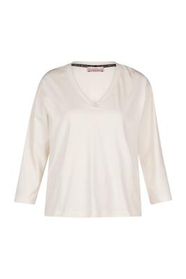 Fiore LS t-shirt - ecru - 13518