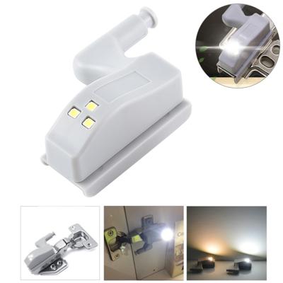 0.3W universele innerlijke scharnier LED Sensor lamp kast 3 LEDs nachtlampje Auto on/off Bulb(White Light)