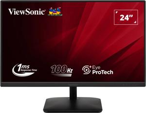 Viewsonic VA2408-MHDB LED-monitor Energielabel E (A - G) 60.5 cm (23.8 inch) 1920 x 1080 Pixel 16:9 1 ms HDMI, DisplayPort, USB-B, Audio, stereo (3.5 mm