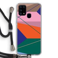 Gestalte 1: Samsung Galaxy M31 Transparant Hoesje met koord