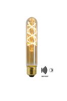 Lucide T32 TWILIGHT SENSOR - Filament lamp Buiten - Ø 3 cm - LED - E27 - 1x4W 2200K - Amber - thumbnail