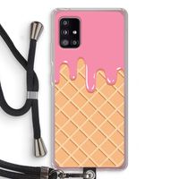 Ice cream: Samsung Galaxy A51 5G Transparant Hoesje met koord