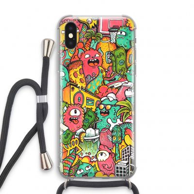 Vexx City: iPhone X Transparant Hoesje met koord