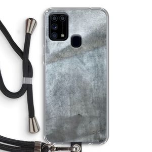 Grey Stone: Samsung Galaxy M31 Transparant Hoesje met koord