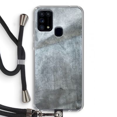 Grey Stone: Samsung Galaxy M31 Transparant Hoesje met koord