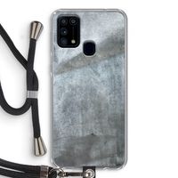 Grey Stone: Samsung Galaxy M31 Transparant Hoesje met koord Grey Stone: Samsung Galaxy M31 Transparant Hoesje met koord