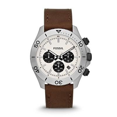 Fossil chronograaf retro reiziger Herenhorloge45 mm CH2886