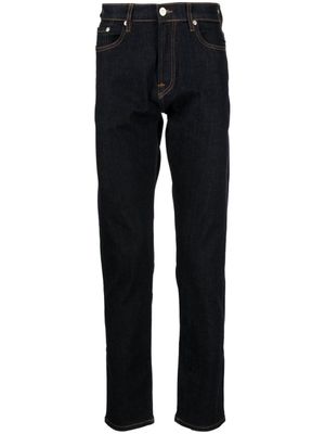 PS Paul Smith jean slim à taille mi-haute - Bleu