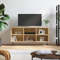 Tv-meubel 103,5x30x50 cm bewerkt hout sonoma eikenkleurig