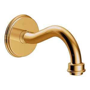 Tres Clasic inbouw uitloop 17 cm messing 24k Goud glans