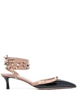 Valentino Garavani escarpins Rockstud 60 mm en cuir verni - Noir