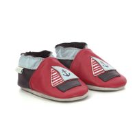 Robeez babyslofjes French boat rouge marine Maat