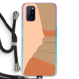 Bikini: Oppo A92 Transparant Hoesje met koord