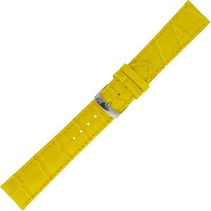 Morellato Horlogebandje Samba Alligator Geel 20mm