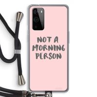 Morning person: OnePlus 9 Pro Transparant Hoesje met koord