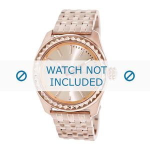 Diesel horlogeband DZ5407 Roestvrij staal (RVS) Rosé 20mm